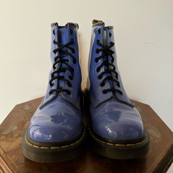 Periwinkle Dr. Martens Lace Up Boots - Picture 6 of 8